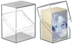 Ultimate Guard Boulder Clear 80+ Deck Case New Standard Size Card Storage Box - Image 1