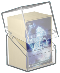Ultimate Guard Boulder Clear 80+ Deck Case New Standard Size Card Storage Box - Image 3