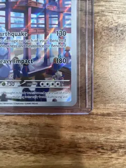 Pokemon TCG Steelix Paradox Rift Holo Card 208/182 Illustration Rare, Near Mint - Image 3