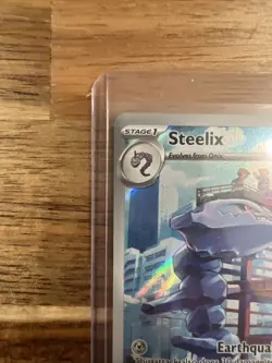 Pokemon TCG Steelix Paradox Rift Holo Card 208/182 Illustration Rare, Near Mint - Image 5