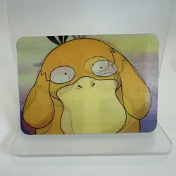 1998 Viz Promo Pokemon Card #Pika-0026d PSYDUCK Lenticular RARE - Image 1