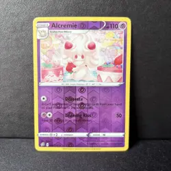 Alcremie REVERSE HOLO RARE card 087/192 Sword & Shield Rebel Clash 2020 Pokemon - Image 1