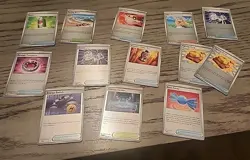 Pokemon Mega Evolution 13 Card Lot Reverse Holos Support And Trainers Nm - Image 1