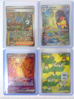 Pokemon TCG Chi-Yu Pidgey Salvatore Armarouge Full Art Card Bundle Holo Rare - Image 1
