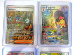 Pokemon TCG Chi-Yu Pidgey Salvatore Armarouge Full Art Card Bundle Holo Rare - Image 2