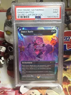 2022 Magic The Gathering, Fortnite, Secret Lair Foil DANCE BATTLE, PSA 9 - Image 1