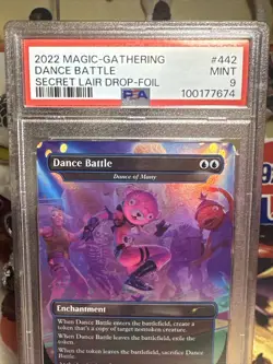 2022 Magic The Gathering, Fortnite, Secret Lair Foil DANCE BATTLE, PSA 9 - Image 2