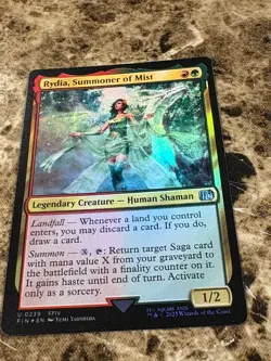 RYDIA, SUMMONER OF MIST Magic the Gathering MTG Final Fantasy Foil - Image 1