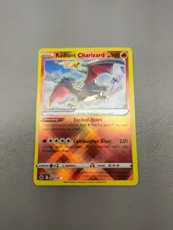 Pokemon Card - Radiant Charizard 020/159 Crown Zenith Rare Reverse Holo - M/NM - Image 1