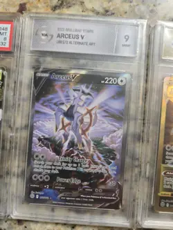 Graded Pokemon Card Lot, Psa, Tga, Vileplume Deoxys, shaymin, Arceus, - Image 4