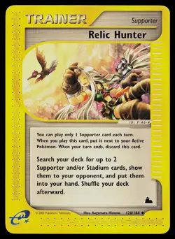 Pokemon Card - Relic Hunter Skyridge 120/144 Non Holo - Image 1