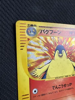Pokemon Card Typhlosion Triple Get Lottery Promo e Card 017/P (Japanese) - Image 5