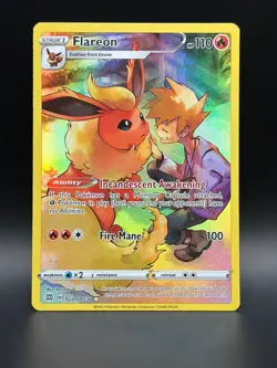 FLAREON 2022 POKEMON BRILLIANT STARS RARE TRAINER GALLERY TG01/TG30 Q5276 - Image 1