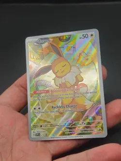 Pokemon TCG Eevee 173 Holo Promo Prismatic Evolutions Perfect Condition - Image 2
