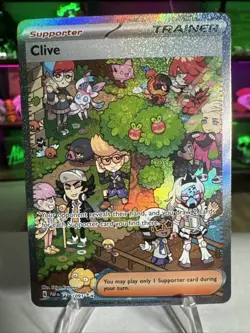 Clive 236/091 - Pokemon TCG Paldean Fates Scarlet & Violet NM 2024 - Image 1