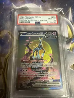 2024 Pokemon Iron Crown ex Special Illustration Rare PSA 10 GEM MT - Image 1