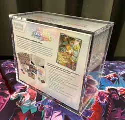 Prismatic Evolutions Pokemon Center Elite Trainer Box sealed with Acrylic Case - Image 4