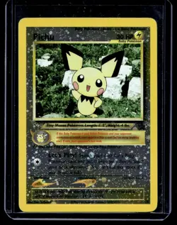 2001 Promos - Wizards Black Star Pichu Baby/Promo #35 - Image 1