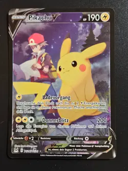 Pokemon TCG Deutsch Pikachu V LOR TG16 | Excellent / Near Mint - Image 1