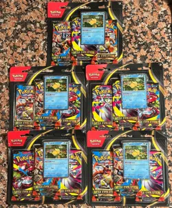 Pokemon Mega Evolutions 3Pk Blister (x 5 QUANTITY) - Image 1
