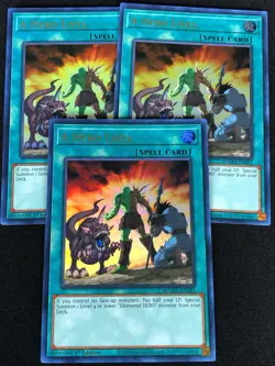 YUGIOH A HERO LIVES MAMA-EN081 1ST ULTRA X3 (NM) - Image 1