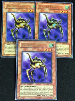 YUGIOH ANCIENT LAMP SP2-EN001 ULTRA X3 PLAY/WEAR - Image 1