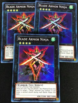 YUGIOH BLADE ARMOR NINJA CBLZ-ENSE2 SUPER X3 (NM) - Image 1