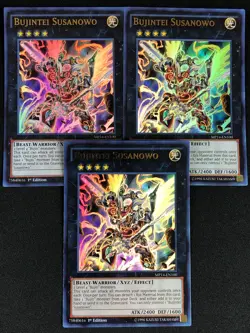 YUGIOH BUJINTEI SUSANOWO MP14-EN100 1ST ULTRA X3 NM - Image 1