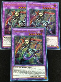 YUGIOH DINOMORPHIA KENTREGINA BACH-EN038 1ST ULTRA X3 (NM) - Image 1