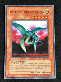 YUGIOH DIFFERENT DIMENSION DRAGON DCR-015 SUPER NM - Image 1