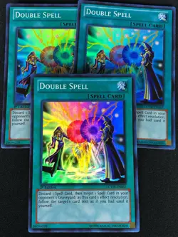 YUGIOH DOUBLE SPELL LCYW-EN065 1ST SUPER X3 (NM) - Image 1