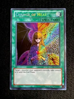 🔥 YUGIOH • CHANGE OF HEART • SECRET RARE • LCYW-EN124 • UNLIMITED • NM 🔥 - Image 1