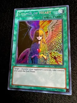 🔥 YUGIOH • CHANGE OF HEART • SECRET RARE • LCYW-EN124 • UNLIMITED • NM 🔥 - Image 3