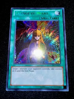 🔥 YUGIOH • CHANGE OF HEART • SECRET RARE • LCYW-EN124 • UNLIMITED • NM 🔥 - Image 5