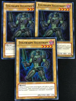 YUGIOH EVILSWARM HELIOTROPE HA07-EN011 1ST SUPER X3 (NM) - Image 1
