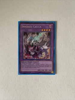 Yugioh Invoked Caligia FUEN-EN027 Secret Rare 1st Ed NM - Image 1