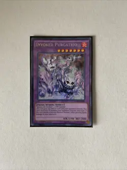 Yugioh Invoked Purgatrio FUEN-EN030 Secret Rare 1st Ed NM - Image 1