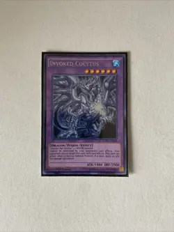 Yugioh Invoked Cocytus FUEN-EN029 Secret Rare 1st Ed NM - Image 1