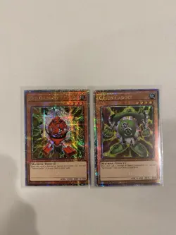 Yugioh Red Gadget + Green Gadget MP24 Quarter Century Secret Rare 1st Ed NM - Image 1