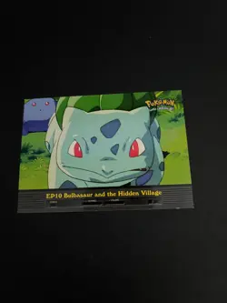 Pokemon Bulbasaur And The Hidden Village EP10 Topps 1998 Trading Card TCG - Image 2