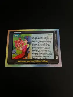Pokemon Bulbasaur And The Hidden Village EP10 Topps 1998 Trading Card TCG - Image 3