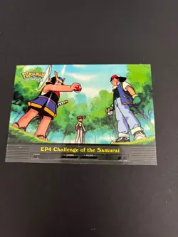 Pokemon Pokemon Challenge Of The Samurai EP4 Topps 1998 Trading Card TCG - Image 1