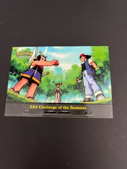 Pokemon Pokemon Challenge Of The Samurai EP4 Topps 1998 Trading Card TCG - Image 2