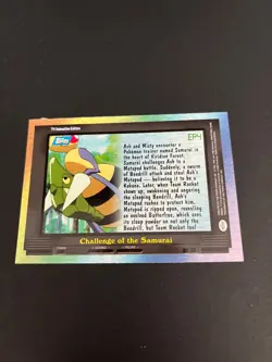 Pokemon Pokemon Challenge Of The Samurai EP4 Topps 1998 Trading Card TCG - Image 4