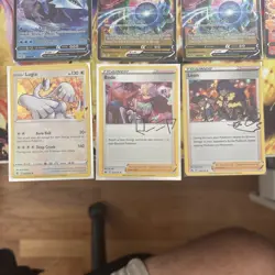 Pokemon Lot Modern Rare and V Cards, Dragonite VStar, Holo Leon, Bede, & Energy - Image 5