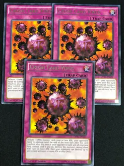 YUGIOH CRUSH CARD VIRUS DPBC-EN020 1ST RARE X3 (NM) - Image 1