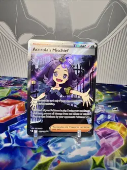 Mega Evolution Acerola's Mischief #165 Trainer Ultra Rare NM Pokemon Card - Image 1
