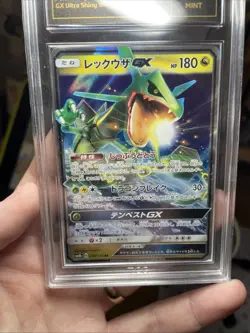 2018 Rayquaza Japanese GX 138/185 Ultra Shiny! Pokemon Card TCG 9 Mint! CCG! - Image 5