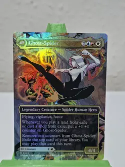 Gwen Stacy / Ghost Spider M 0202 Foil Magic the Gathering Spider-Man MTG - Image 2
