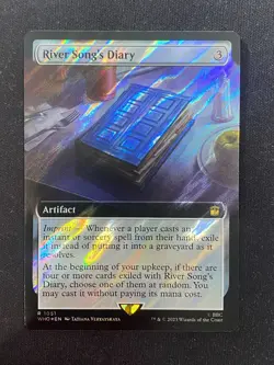 River Song's Diary (SURGE EXTENDED FOIL) Doctor Who MAGIC/MTG - Image 1